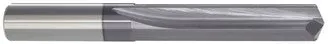 470-101250B: 0.125 (1/8), Carbide Straight Flute Drill- 140 deg Notched, AlTiN, USA