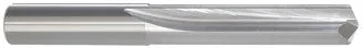 470-101719: 0.1719 (11/64), Carbide Straight Flute Drill- 140 deg Notched, Uncoated, USA