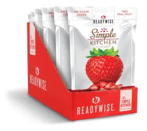 6 CT Case Simple Kitchen Strawberries