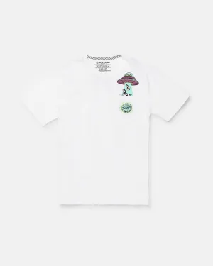 Big Boys Udder Space Short Sleeve Tee - White