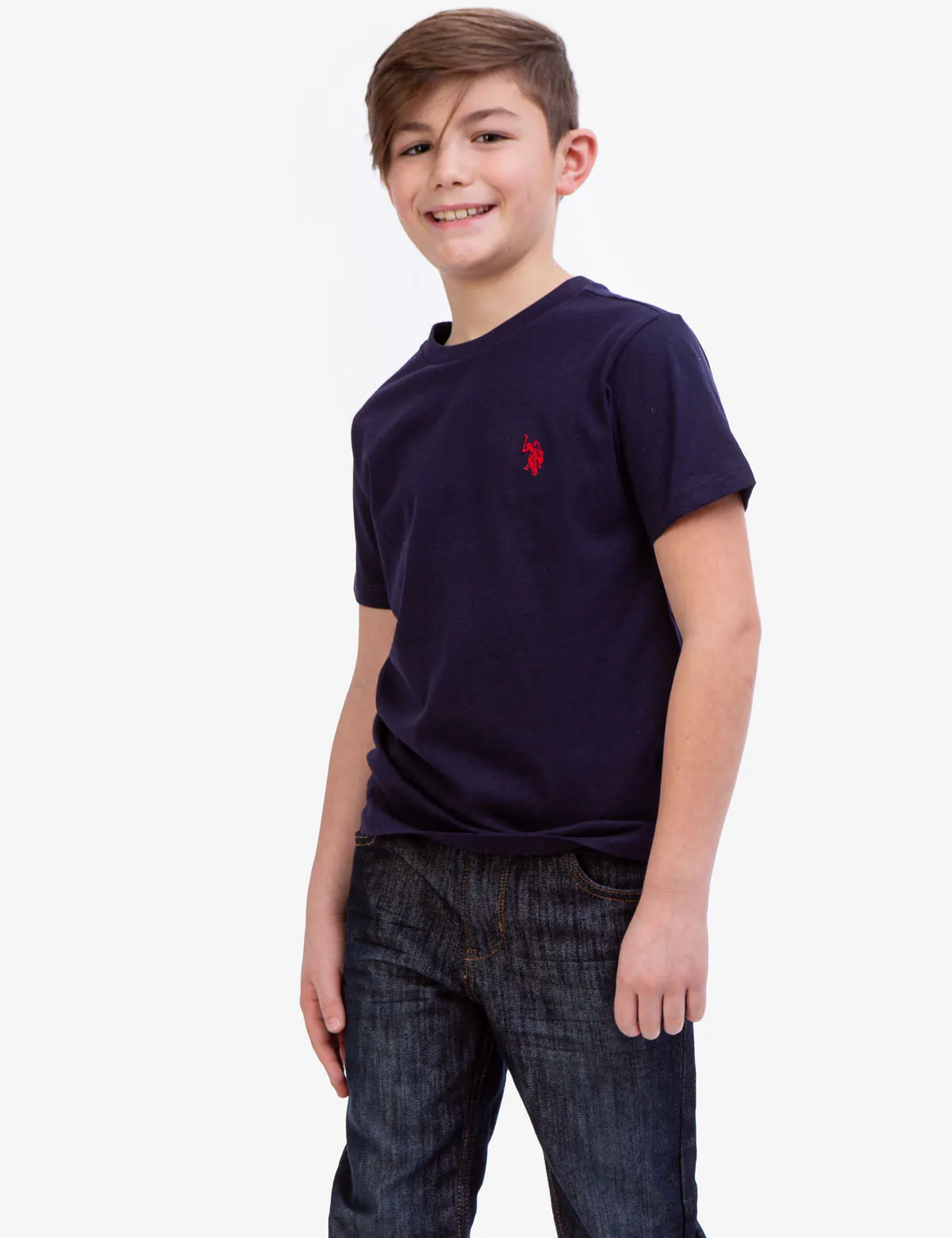 BOYS BASIC CREW NECK T-SHIRT