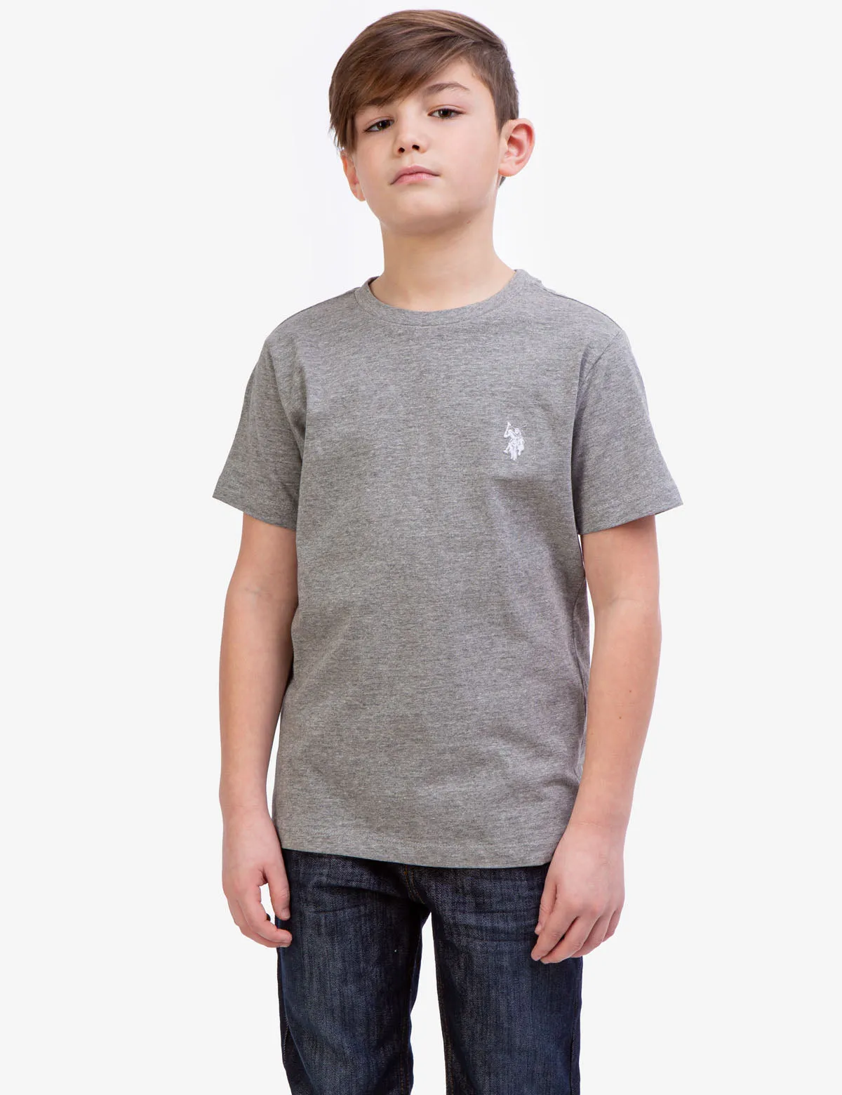 BOYS BASIC CREW NECK T-SHIRT