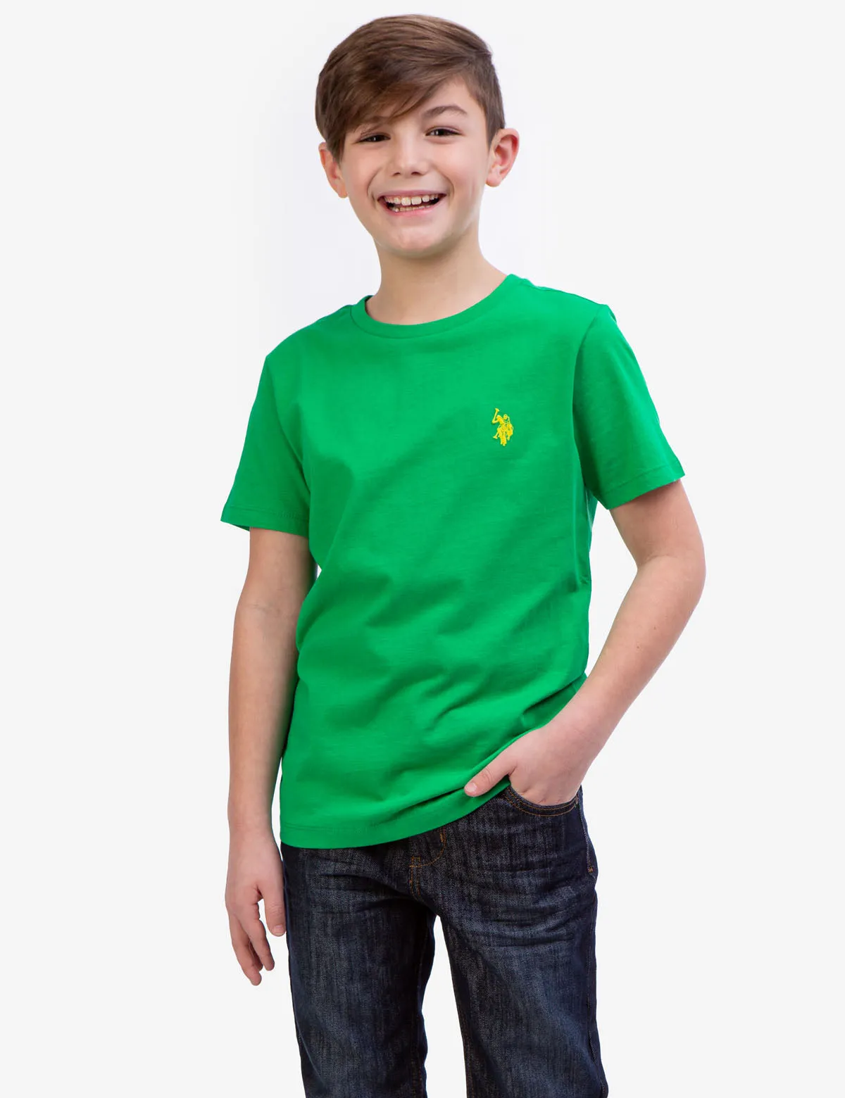 BOYS BASIC CREW NECK T-SHIRT