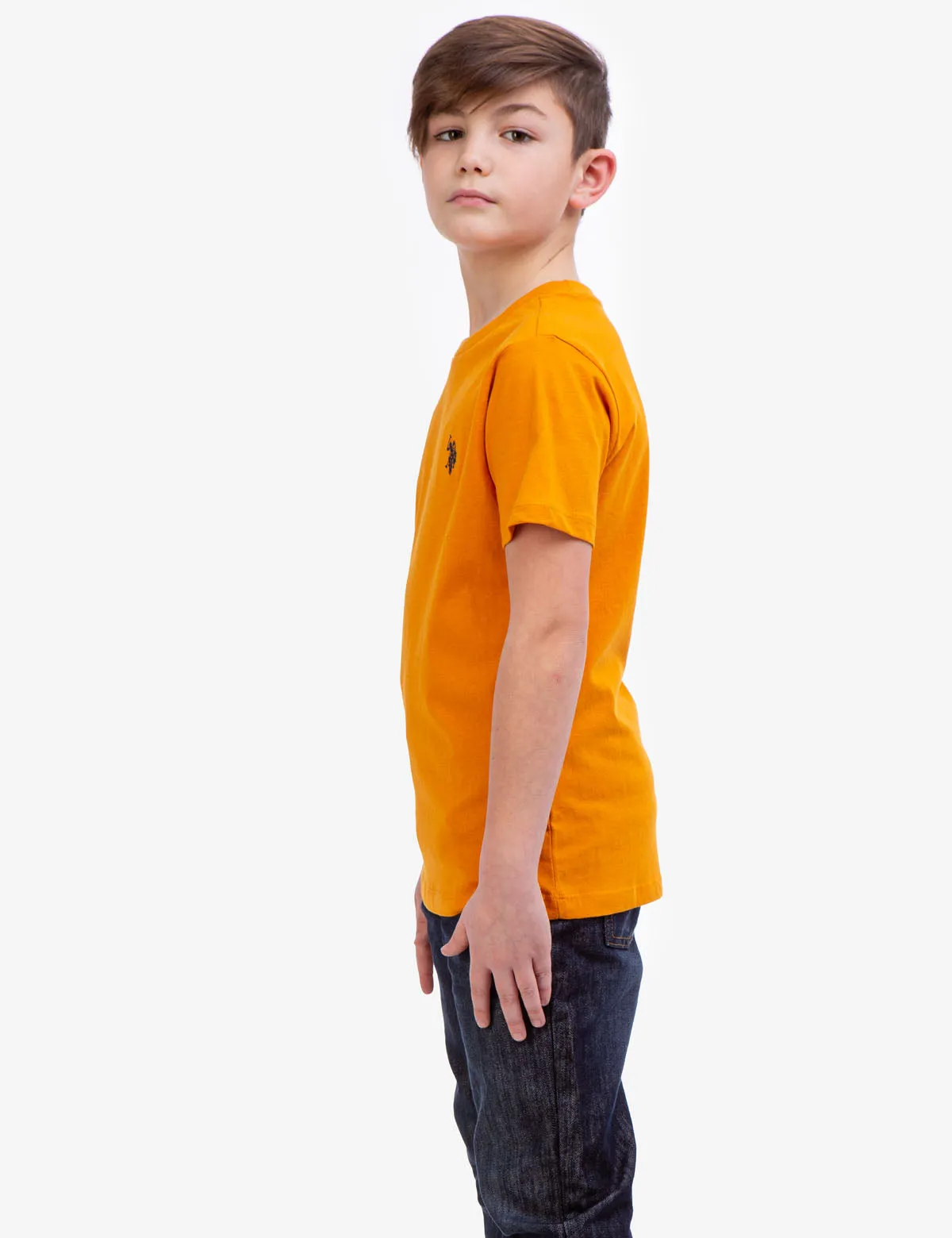 BOYS BASIC CREW NECK T-SHIRT