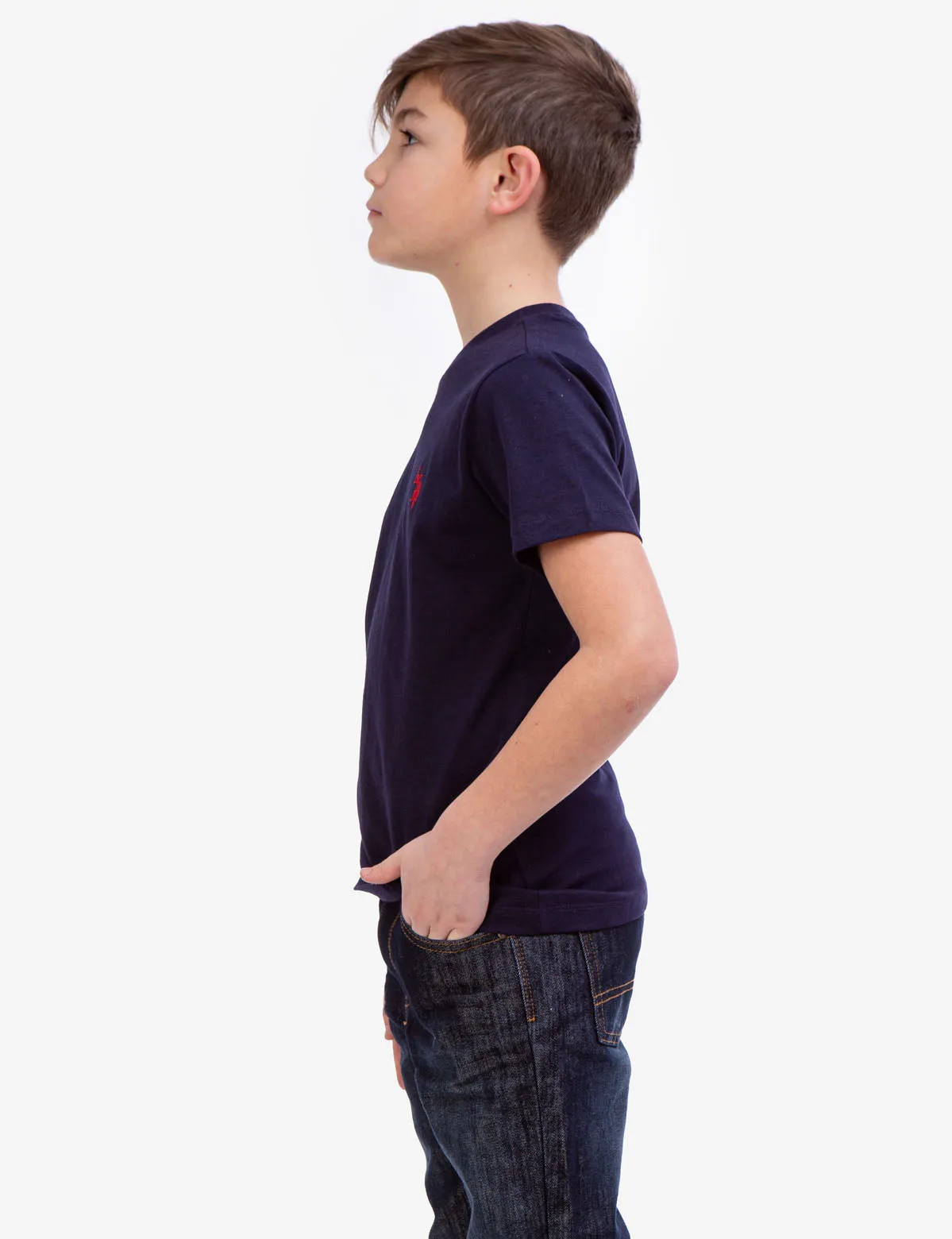 BOYS BASIC CREW NECK T-SHIRT