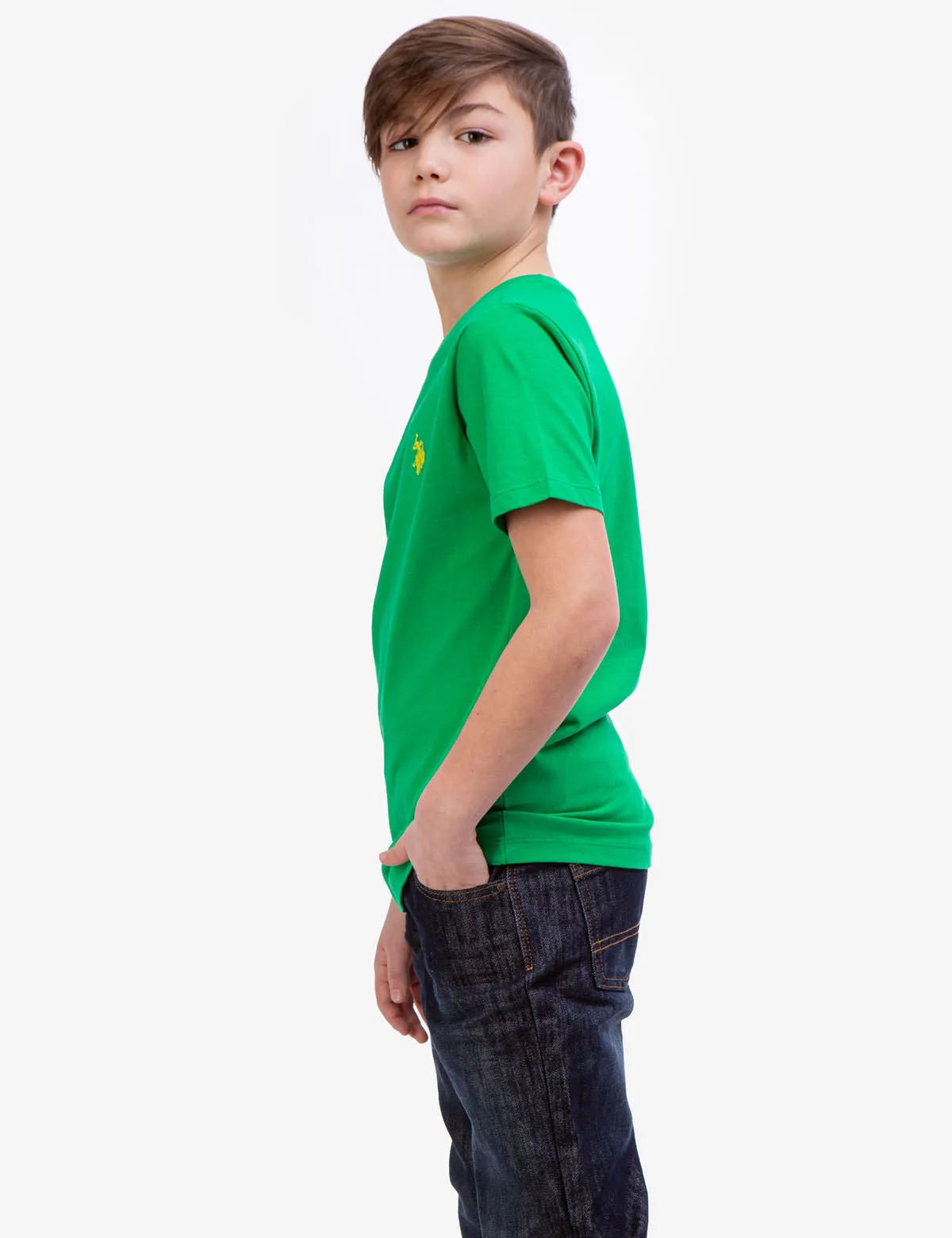 BOYS BASIC CREW NECK T-SHIRT