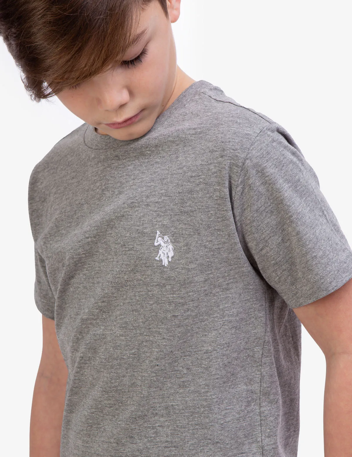 BOYS BASIC CREW NECK T-SHIRT