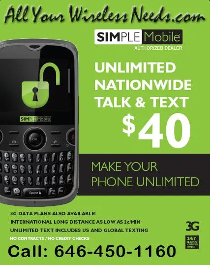 BYOP = Simple Mobile 3 Lines Family $100 Unlimited Everything Plan   5GB Hotspot   3 Sim Card   3 New Number