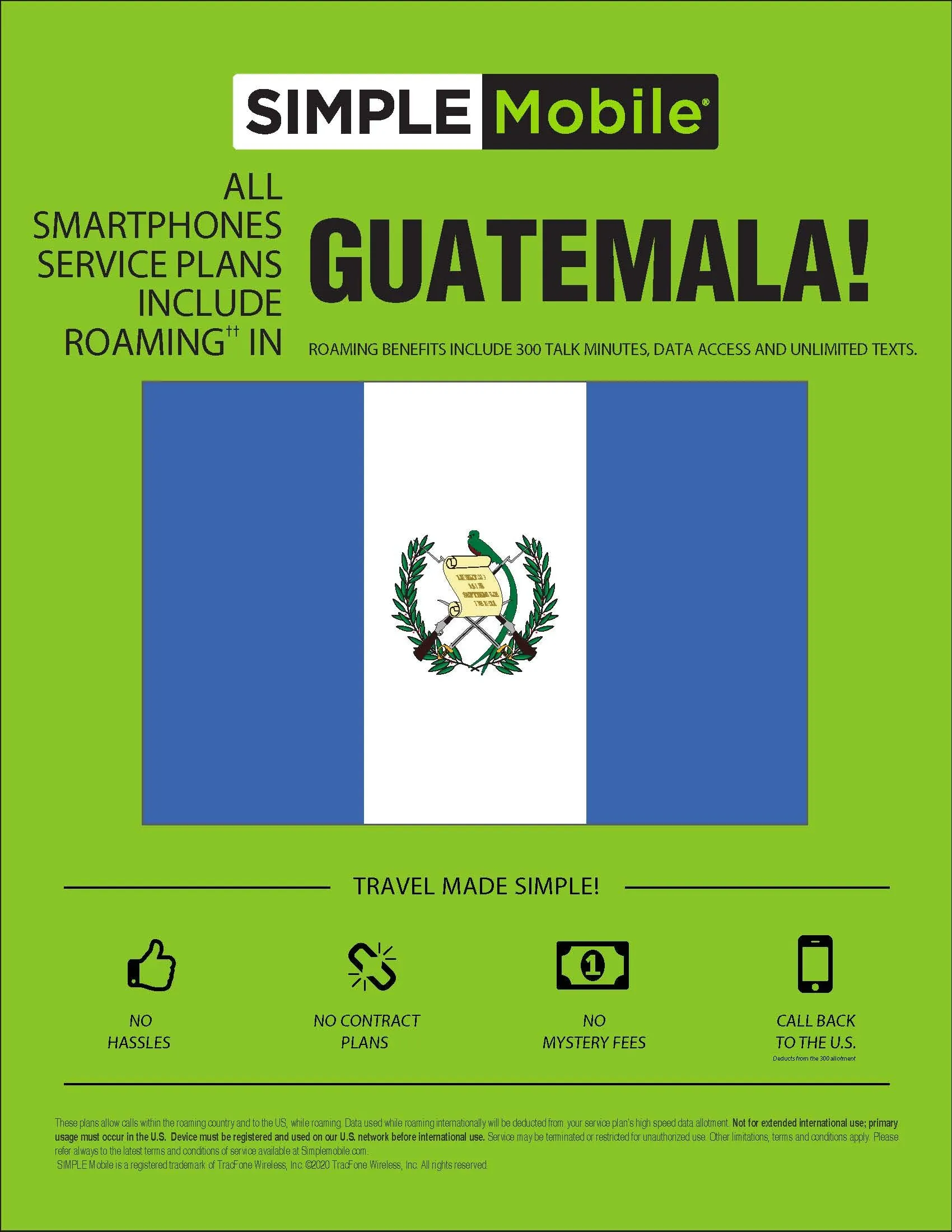 BYOP = Simple Mobile $50 Unlimited Talk, Text, Int'l Text & Data   5gb hotspot   Intl Talk   Sim Card  New Number