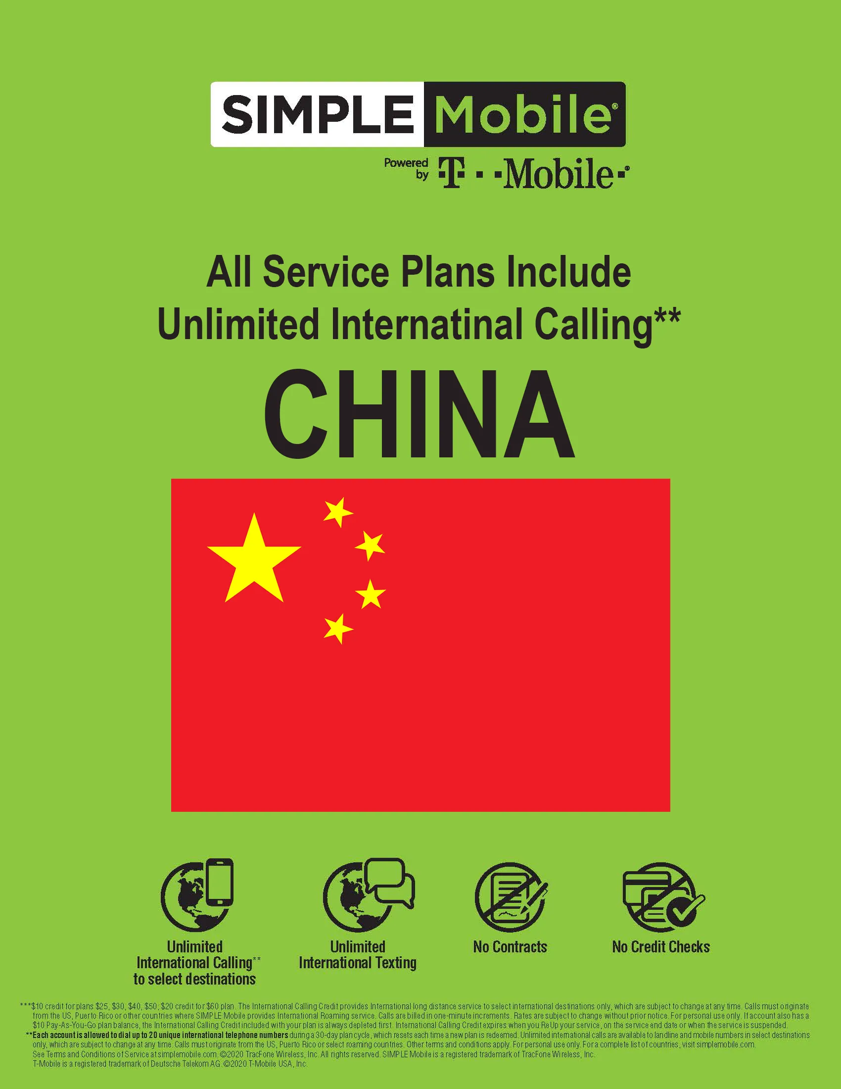 BYOP = Simple Mobile $50 Unlimited Talk, Text, Int'l Text & Data   5gb hotspot   Intl Talk   Sim Card  New Number
