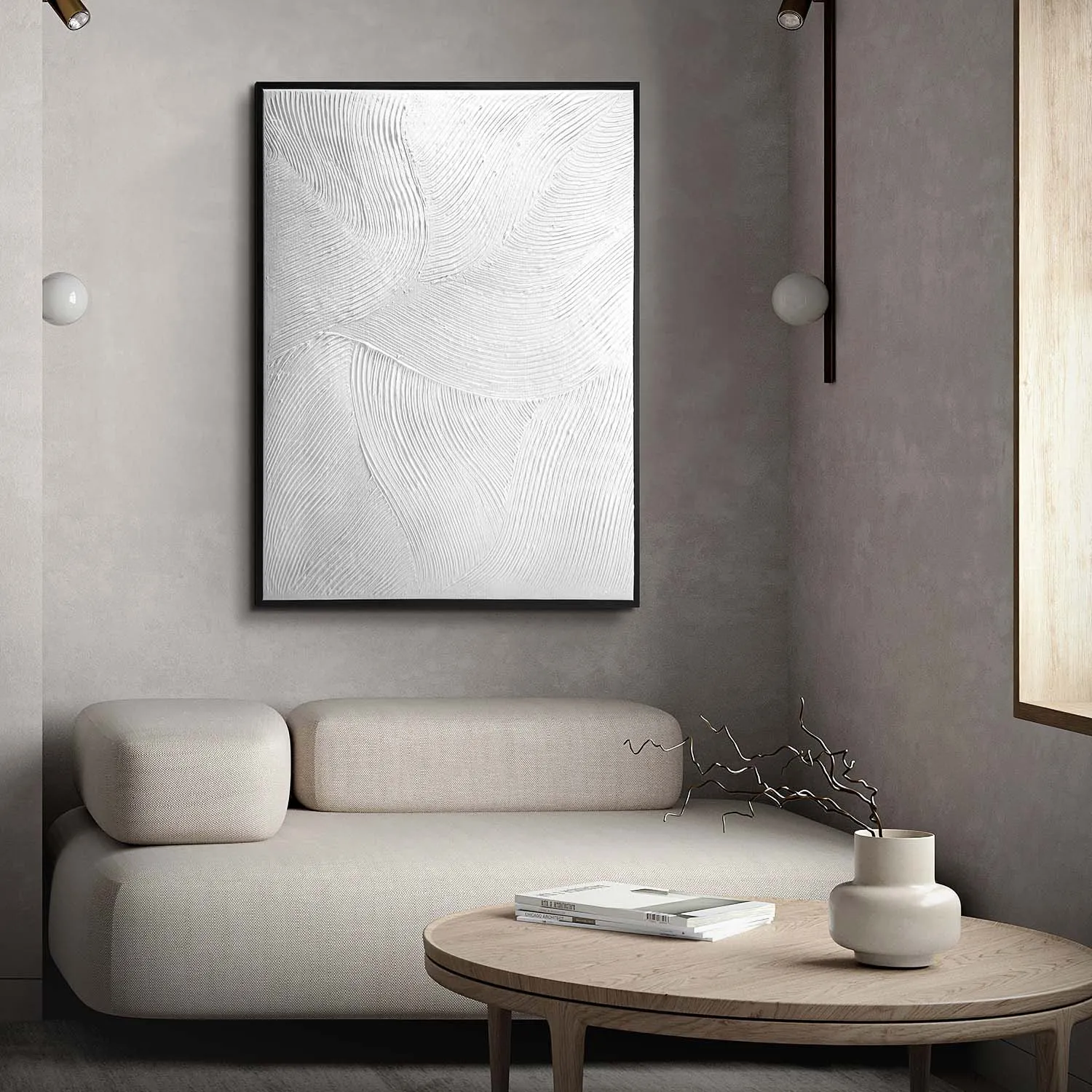 Canvas of Possibility Framed Textured Print