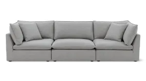 Chill Time 3-Piece Modular Sofa, Heather