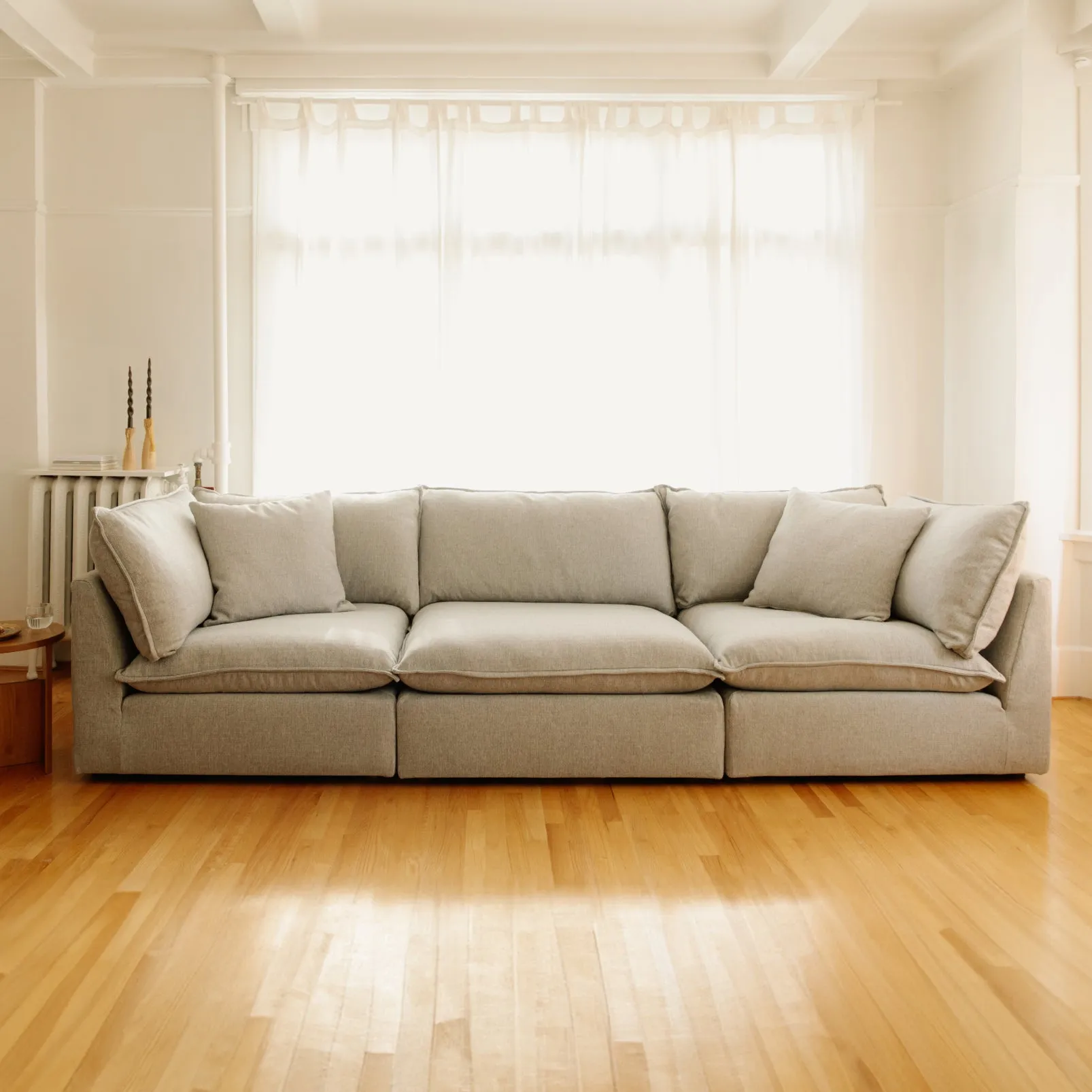 Chill Time 3-Piece Modular Sofa, Heather