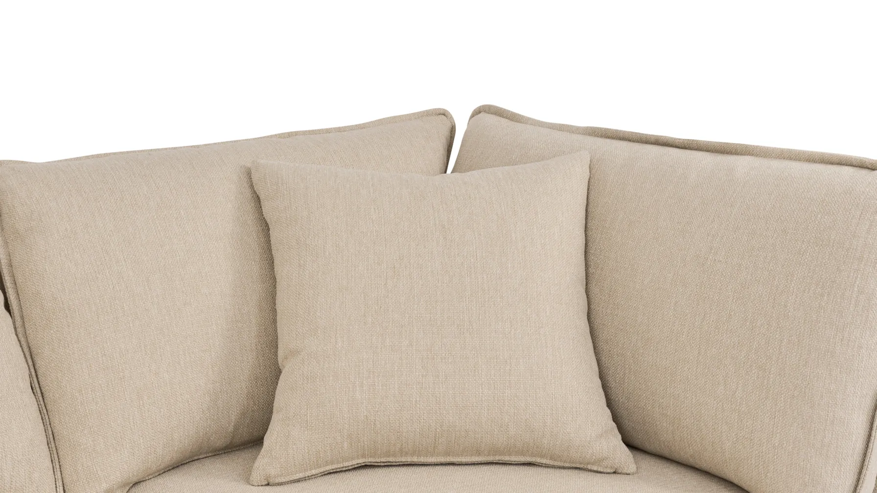 Chill Time 4-Piece Modular Sectional, Biscuit