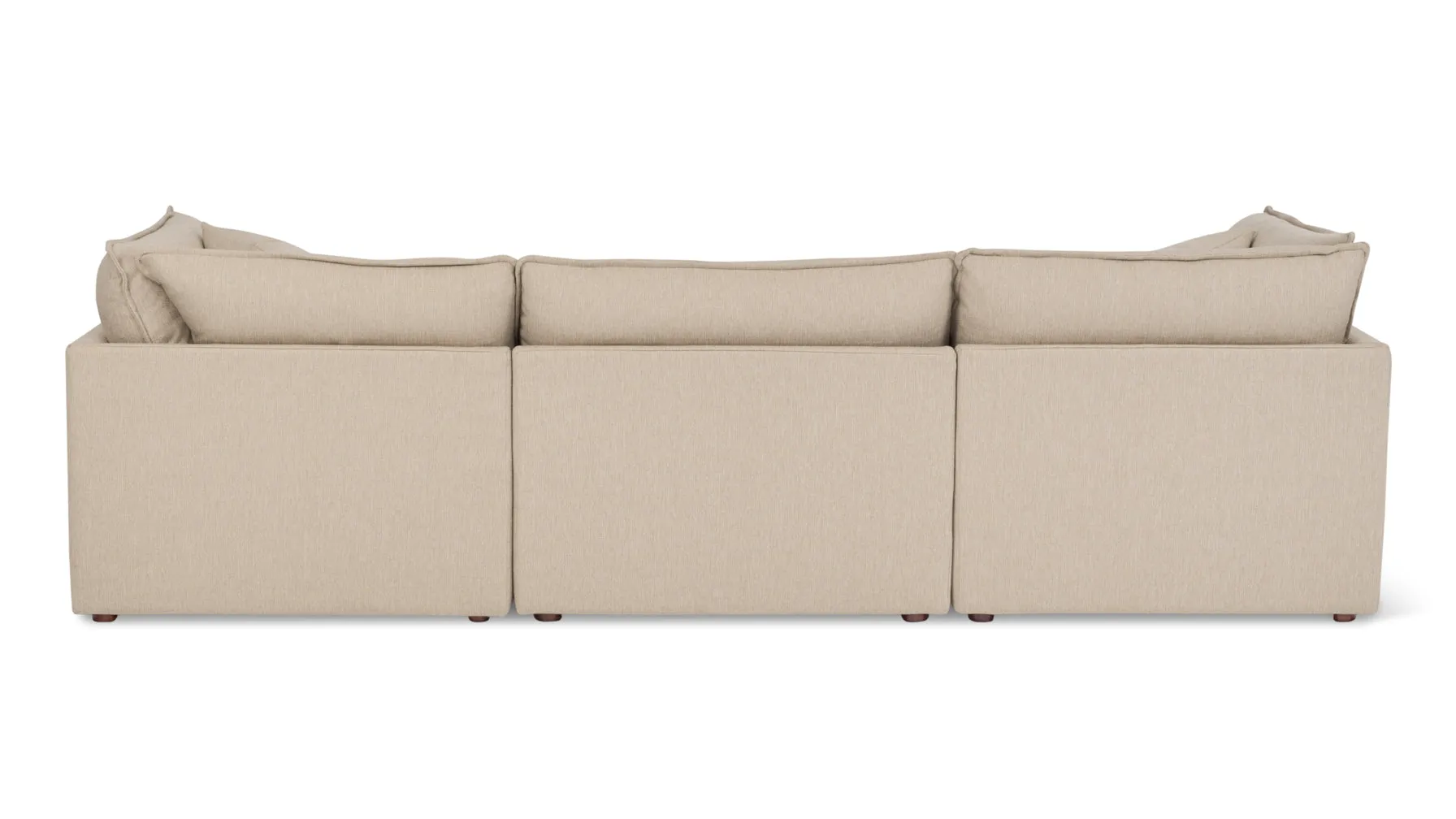 Chill Time 4-Piece Modular Sectional, Biscuit