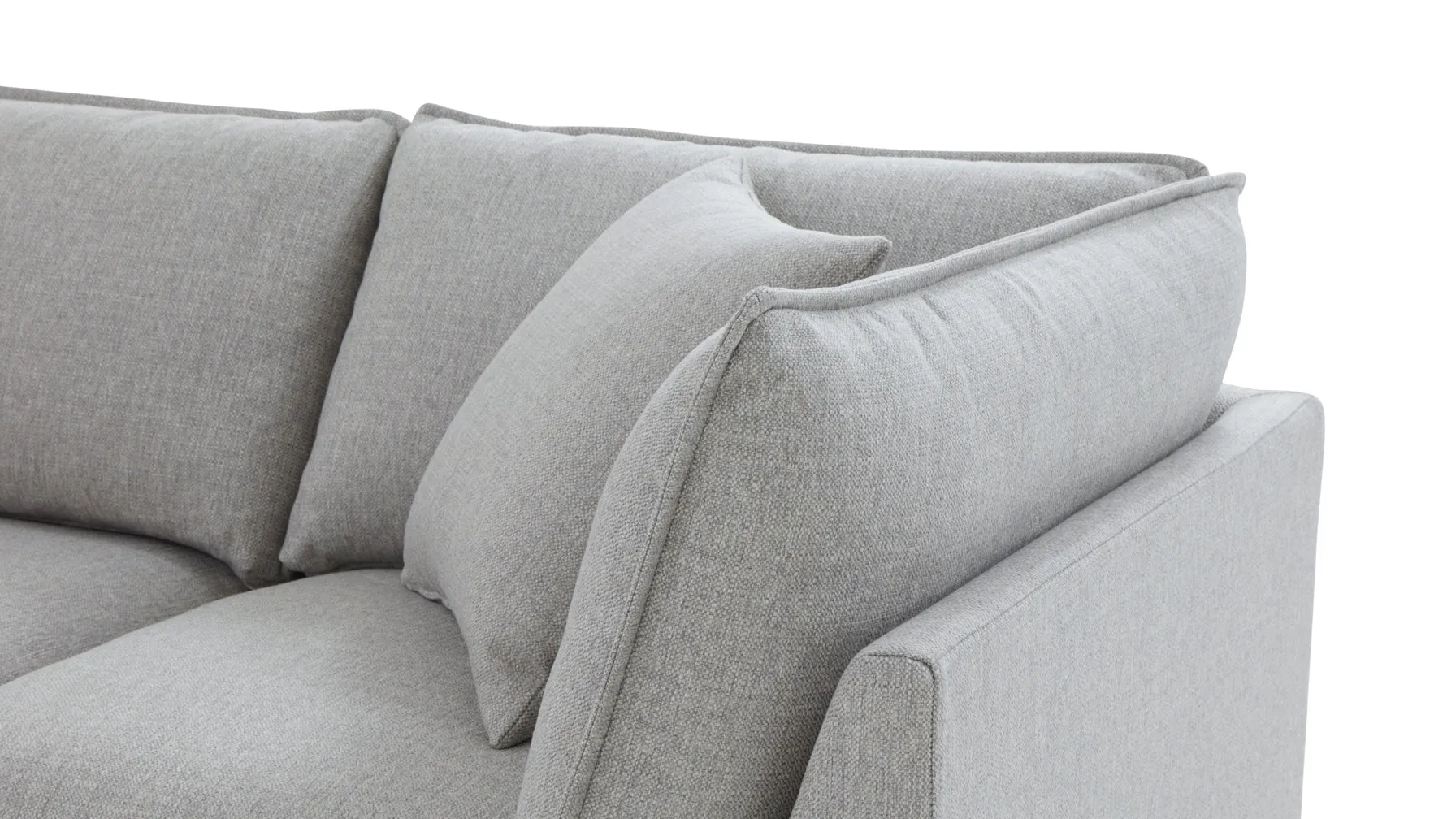 Chill Time 4-Piece Modular Sectional Closed, Heather