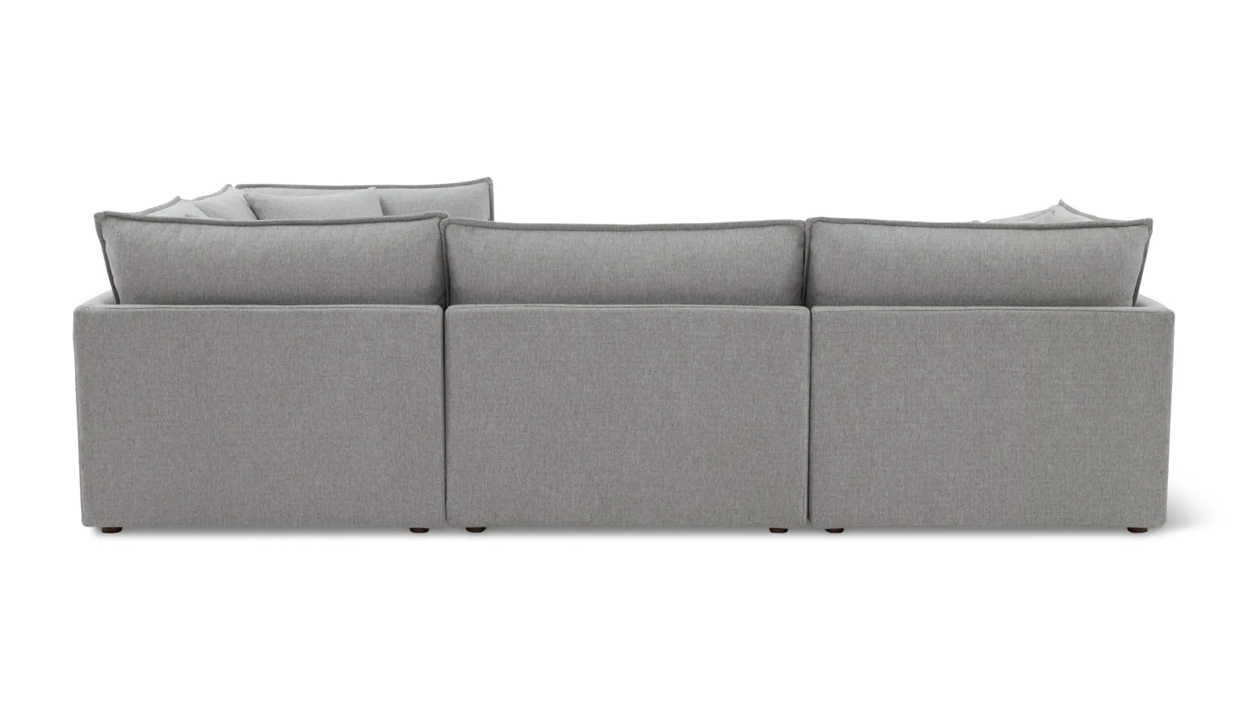 Chill Time 4-Piece Modular Sectional Closed, Heather