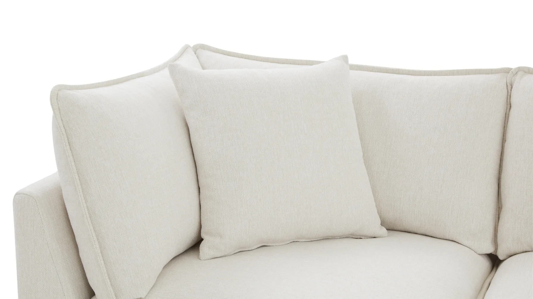 Chill Time 5-Piece Modular Sectional Closed, Birch