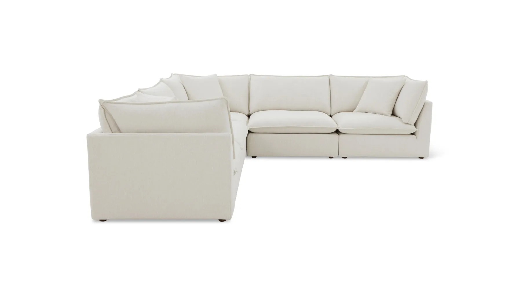 Chill Time 5-Piece Modular Sectional Closed, Birch