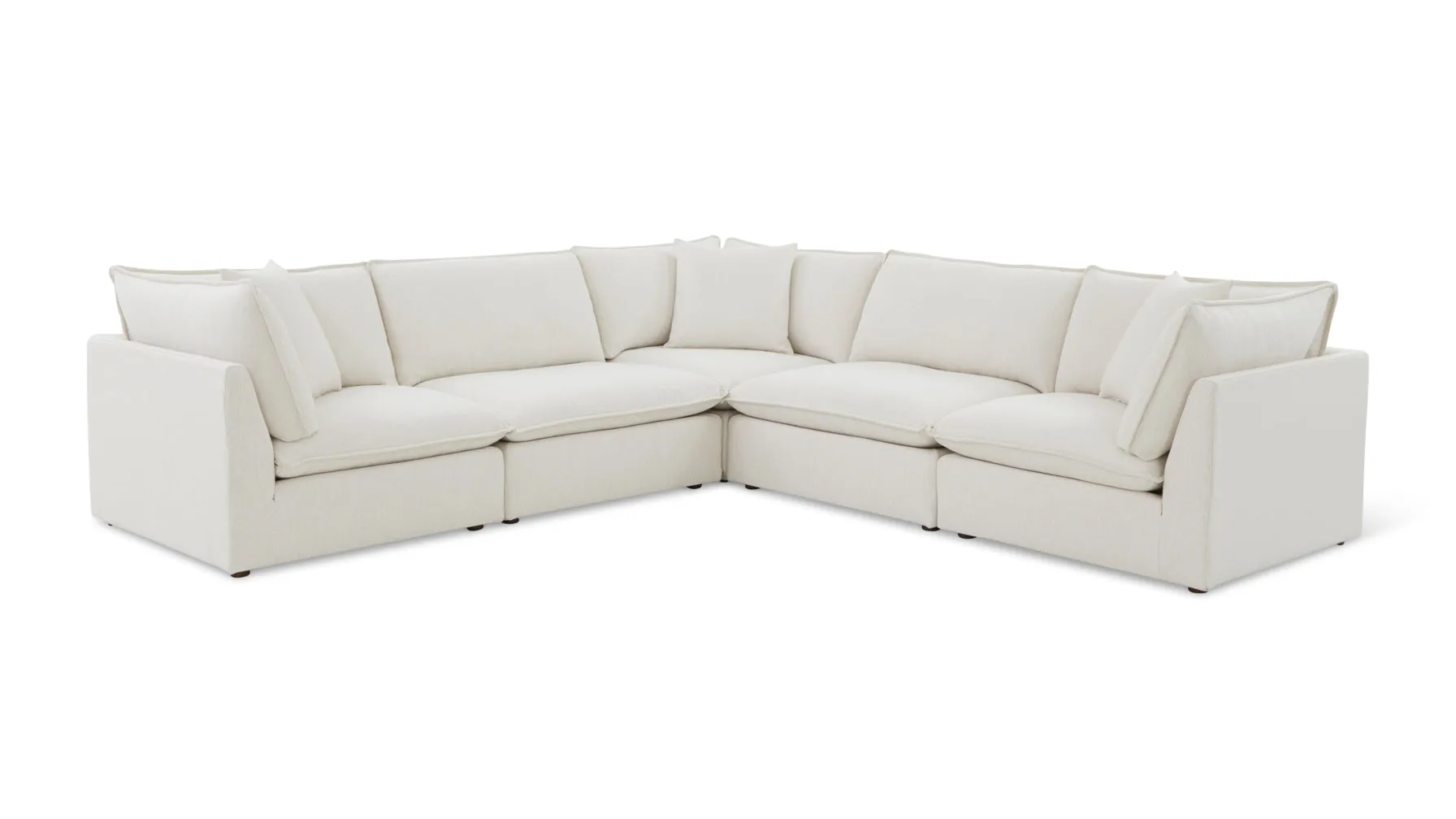 Chill Time 5-Piece Modular Sectional Closed, Birch
