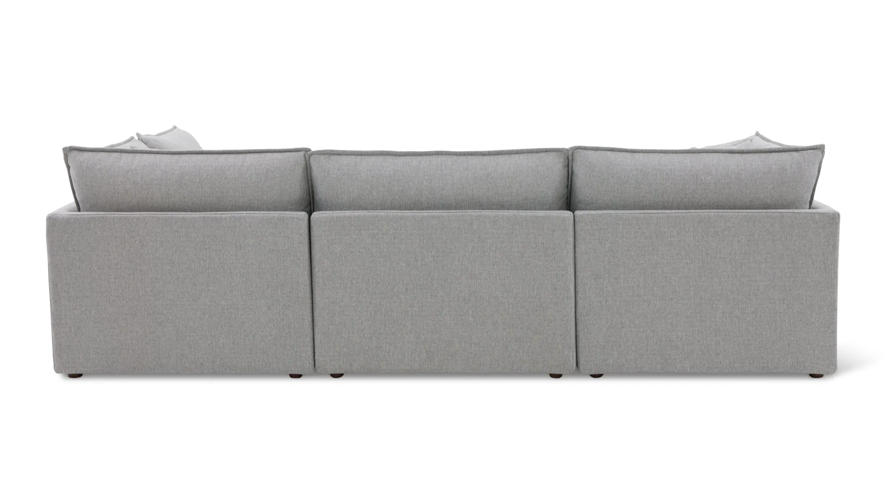 Chill Time 5-Piece Modular U-Shaped Sectional, Heather