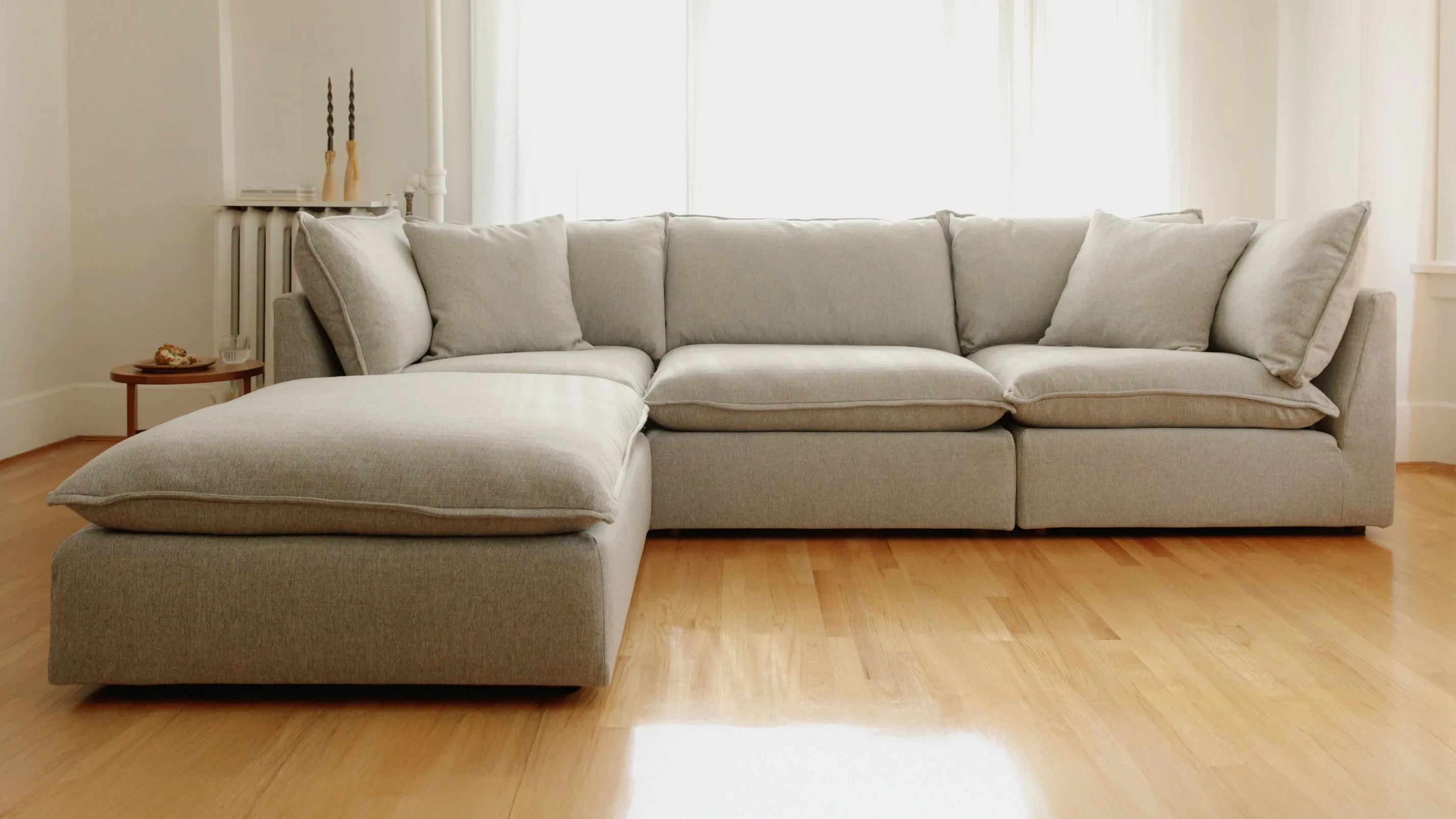Chill Time 5-Piece Modular U-Shaped Sectional, Heather