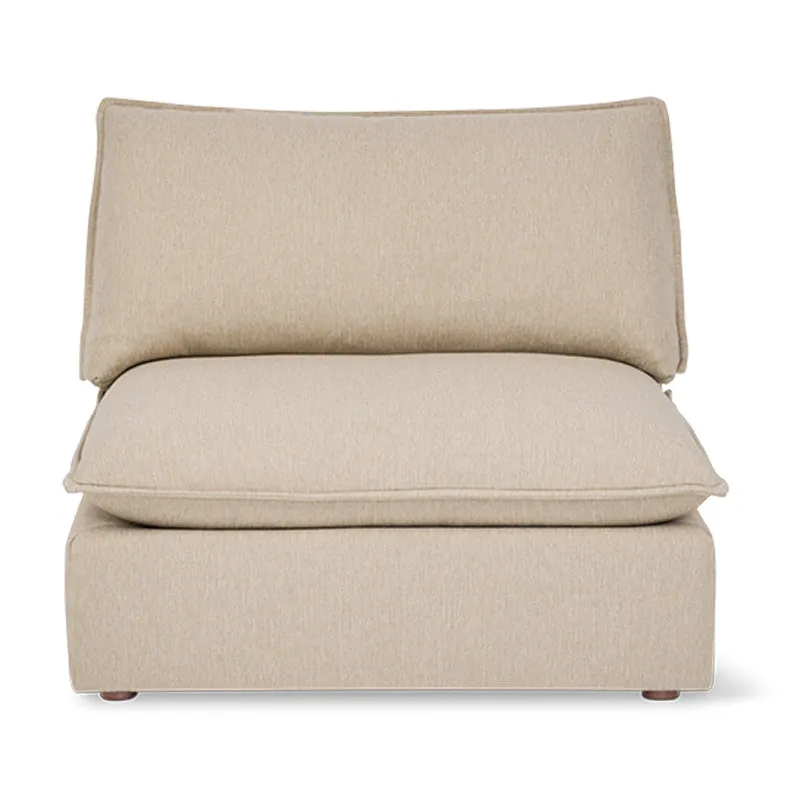 Chill Time Armless Chair, Biscuit