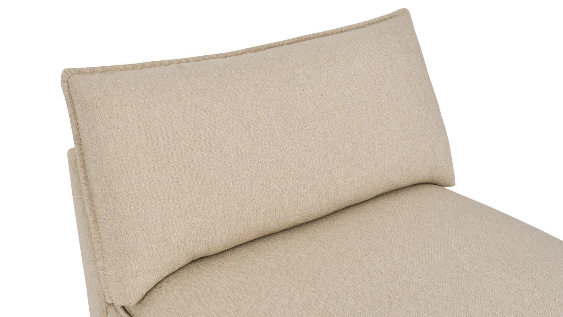 Chill Time Armless Chair, Biscuit