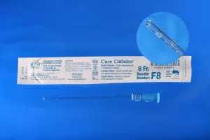 Cure Catheter, Uncoated, Straight Tip, Female 6"