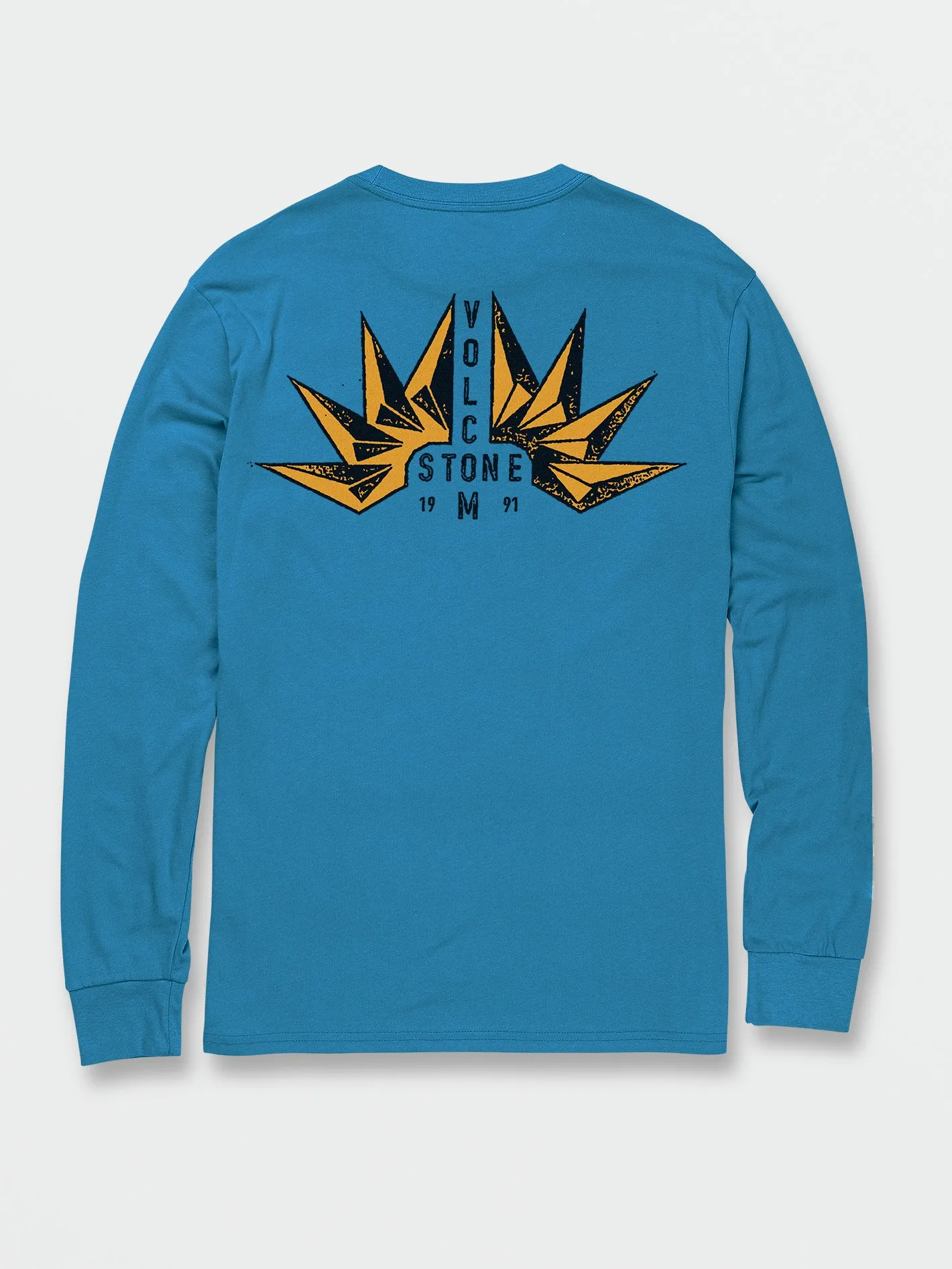 Folden Long Sleeve Tee - Blue Drift