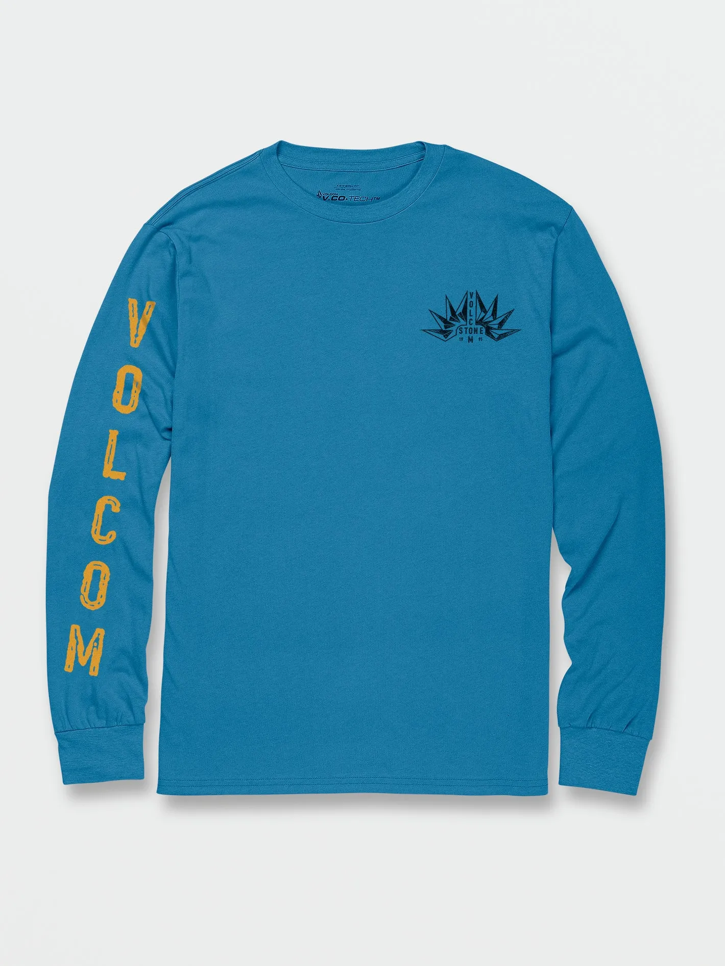 Folden Long Sleeve Tee - Blue Drift