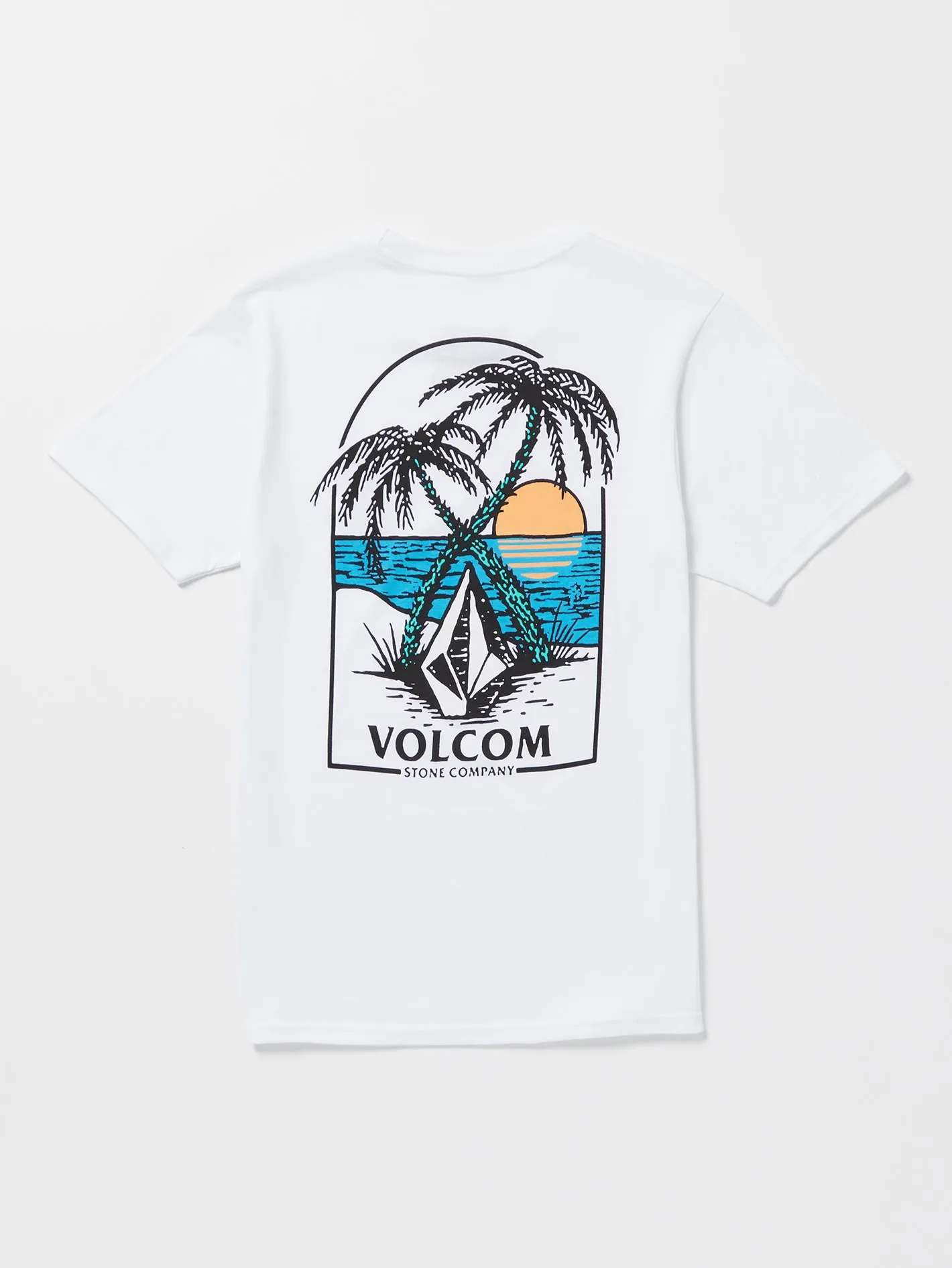 Glassy Daze Short Sleeve Tee - White