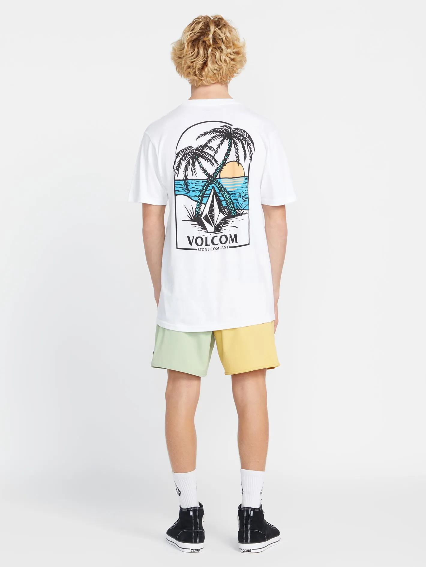 Glassy Daze Short Sleeve Tee - White