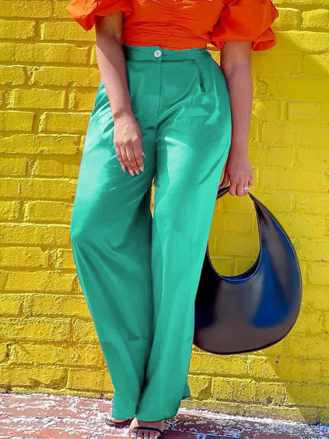 High Waist Wide Leg Palazzo Pants