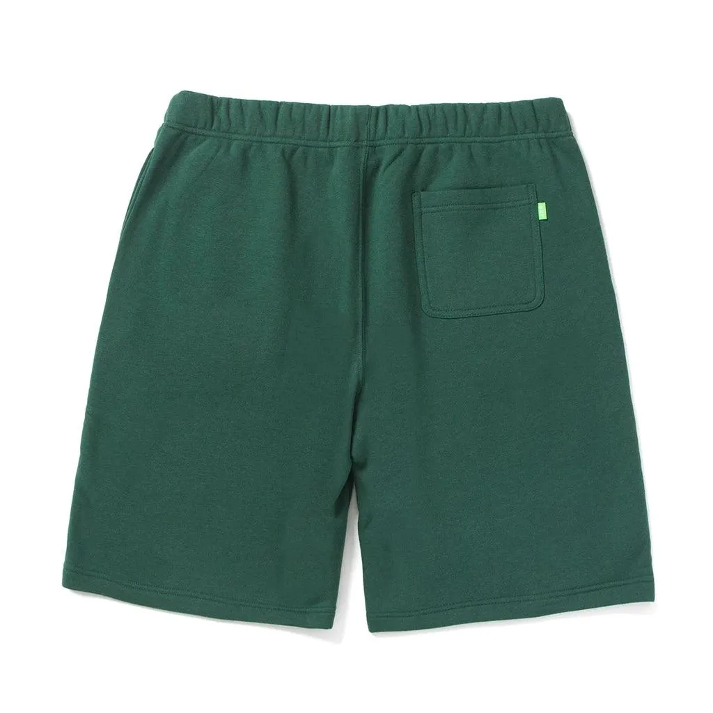 Huf Landmark Fleece Shorts Forest Green