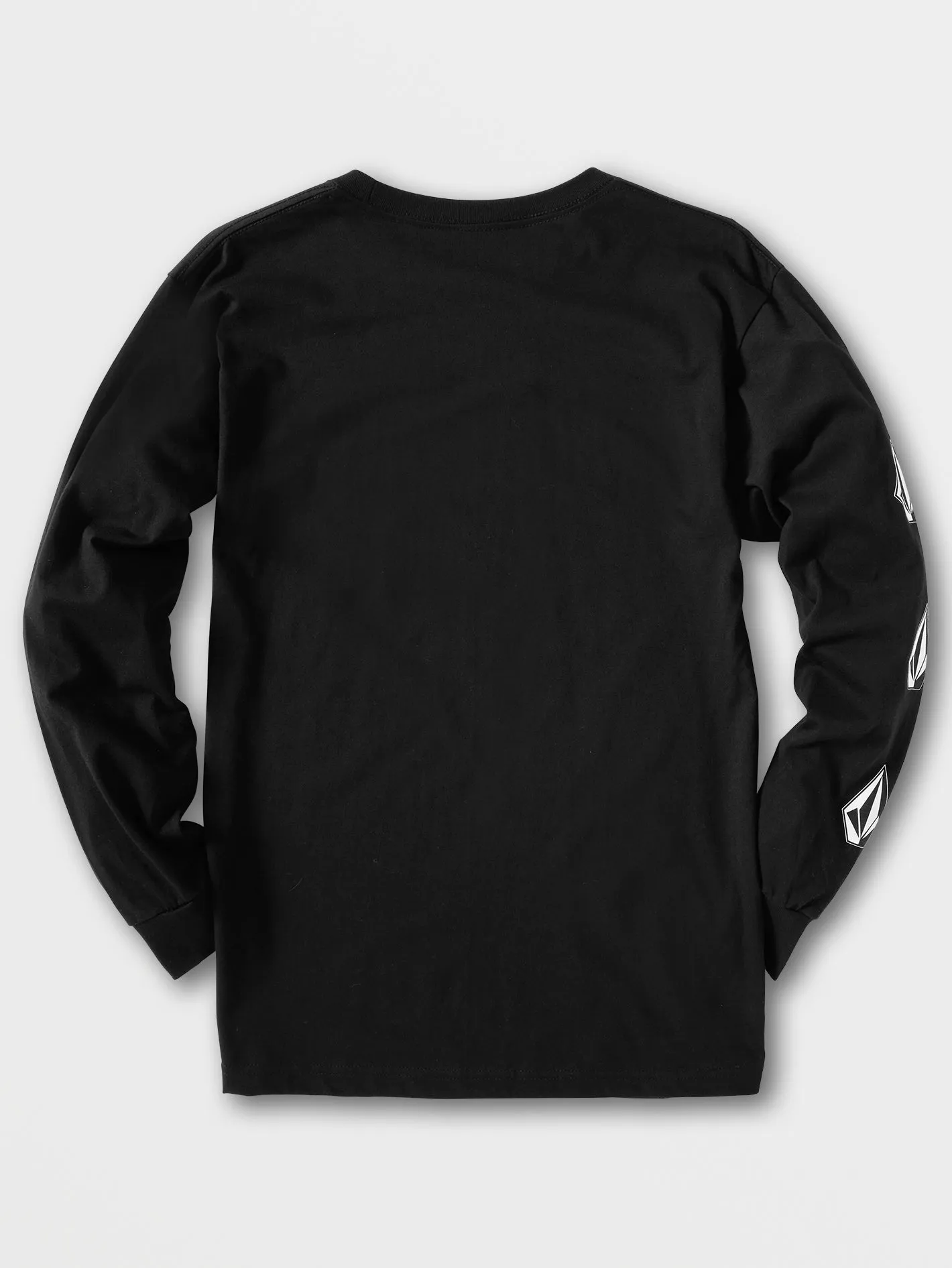 Iconic Stone Long Sleeve Tee - Black