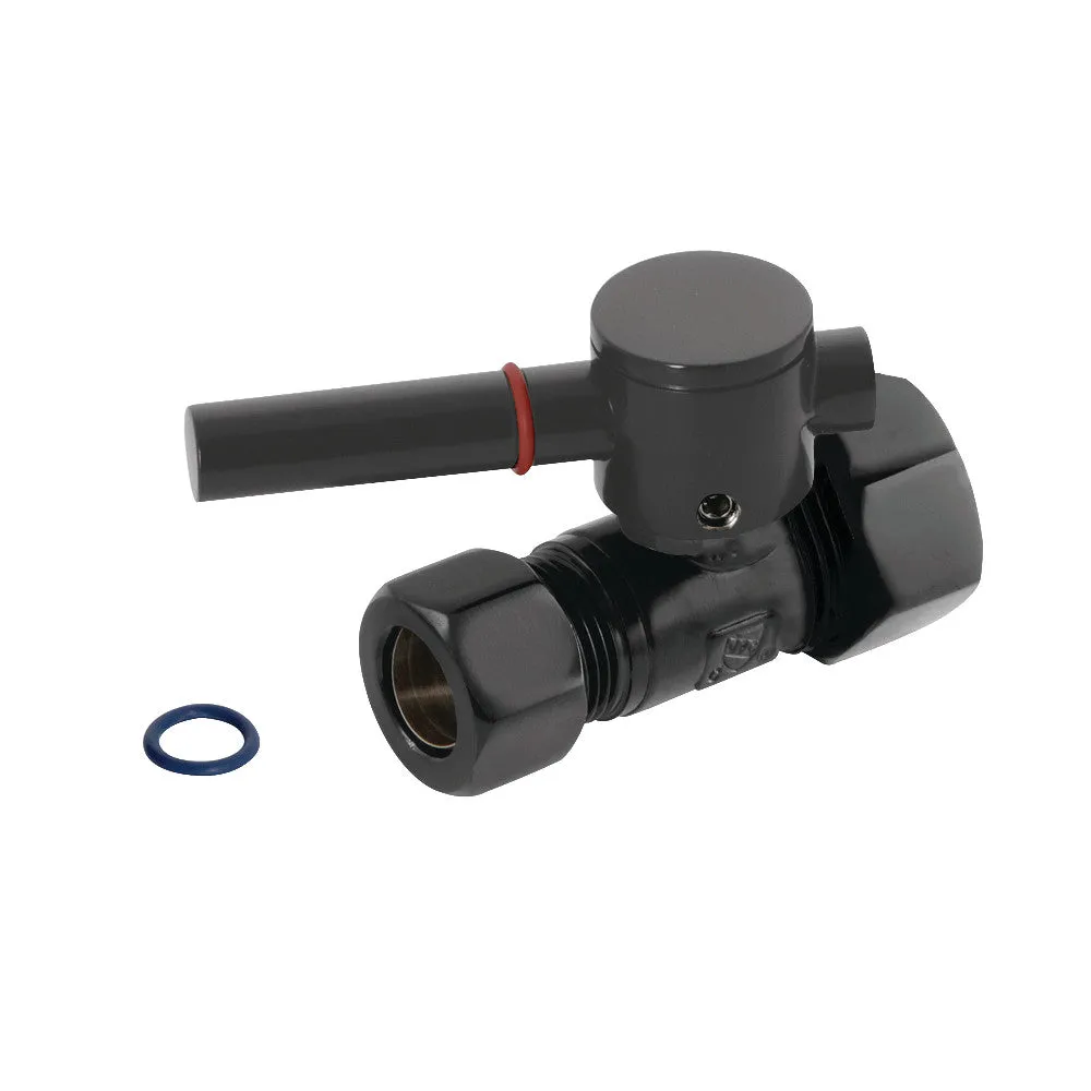 Kingston Brass 5/8" OD Comp X 1/2" OD Comp Straight Shut-Off Valve