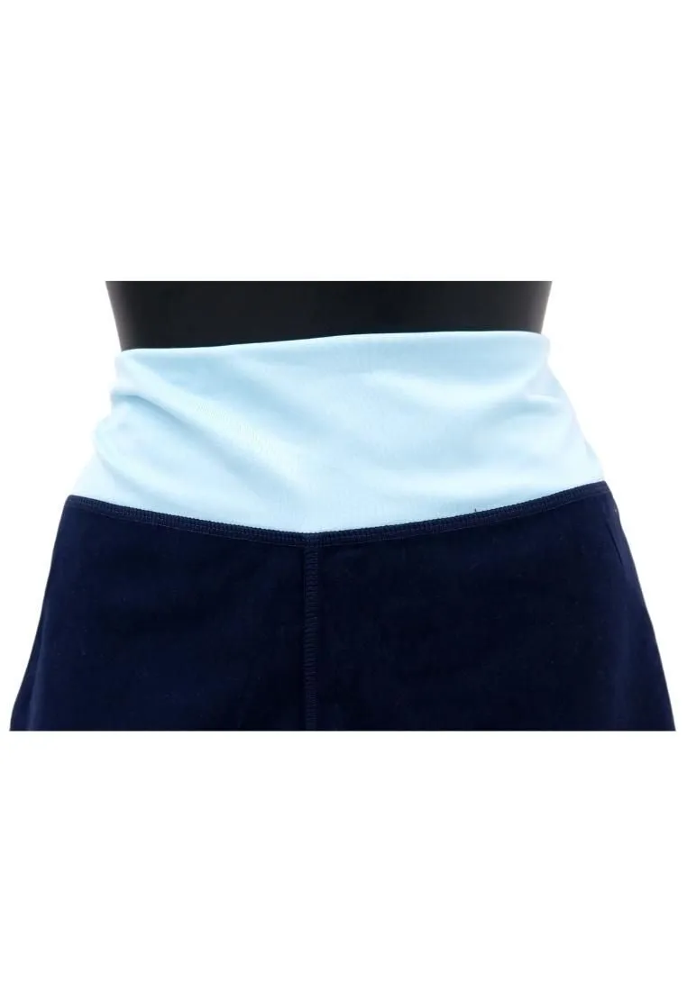 Landmark Girls Teens Dolphin Shorts - Navy - Light Blue