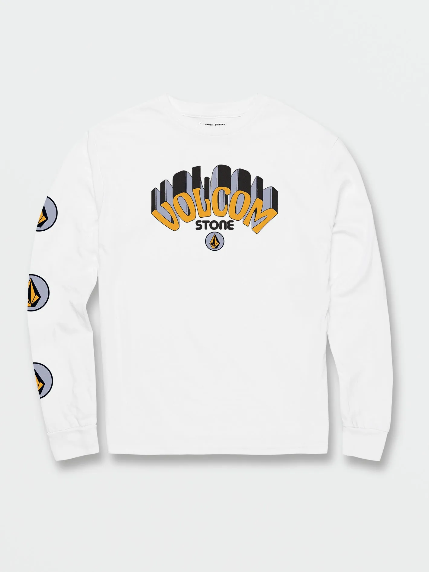 Little Boys Delmarkey Long Sleeve Tee - White