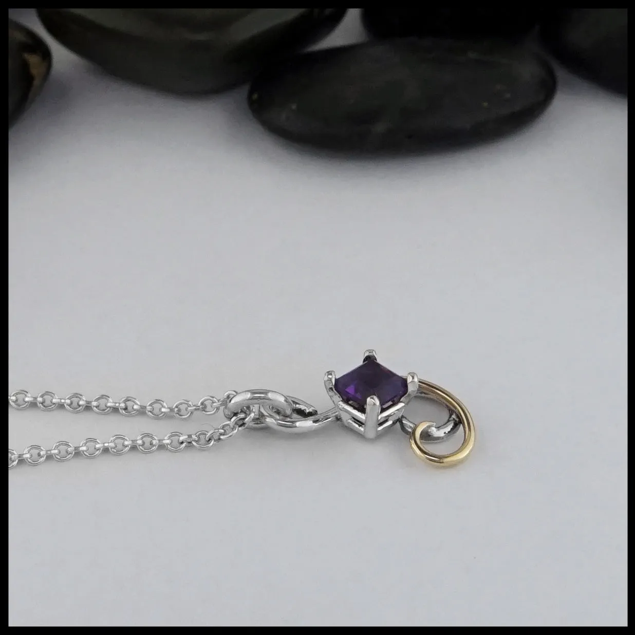 Simple Amethyst Pendant