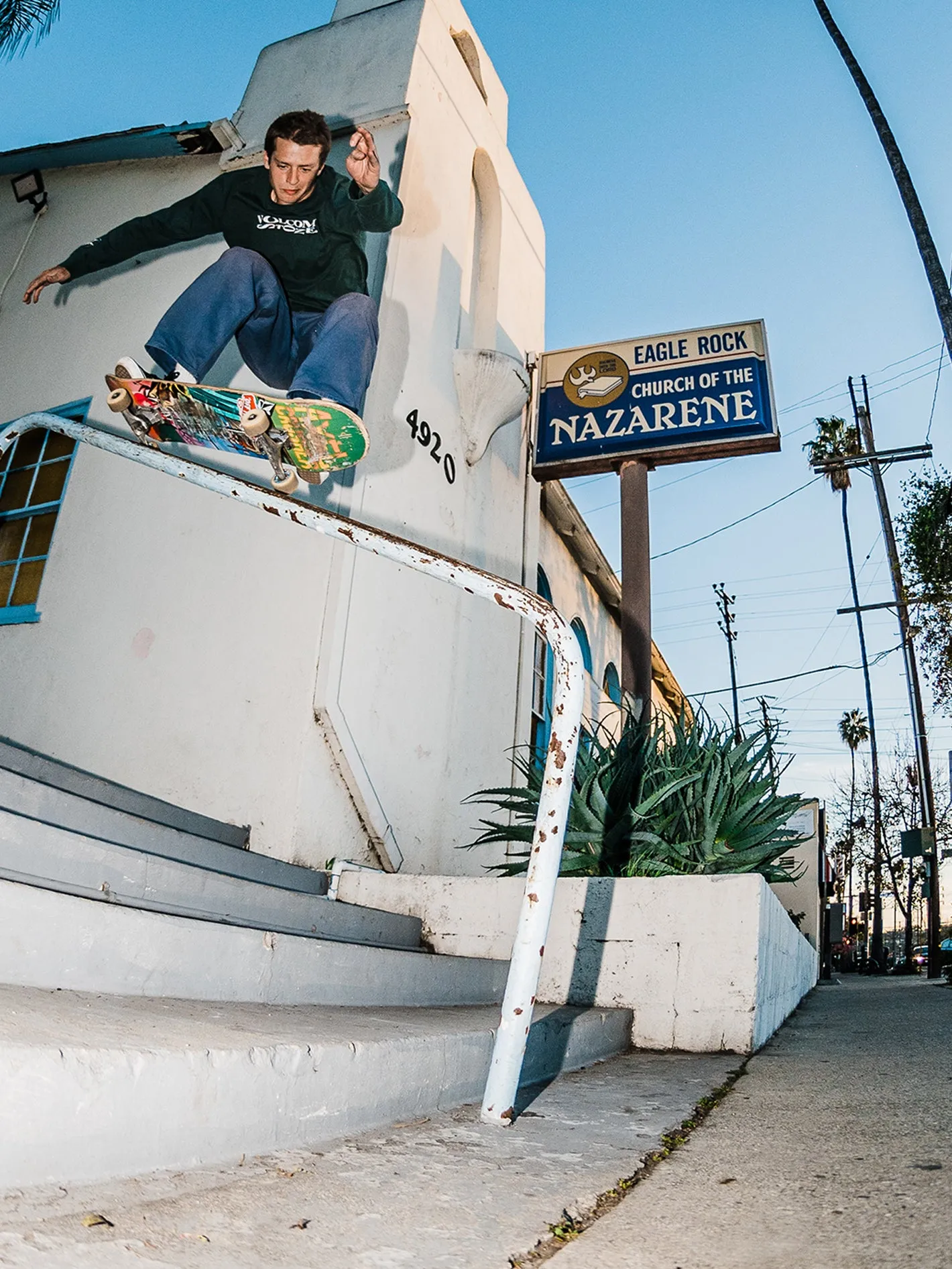 Skate Vitals Long Sleeve Tee - Cedar Green