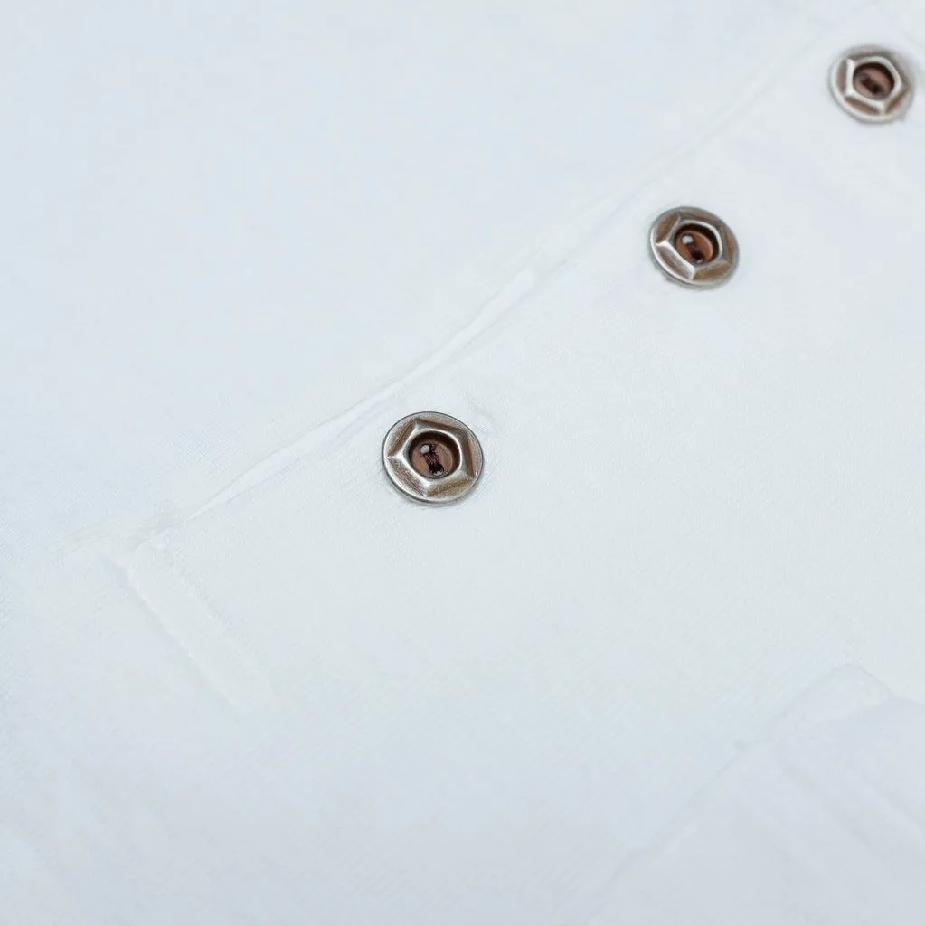 Studio D'Artisan Suvin Gold Henley (White)