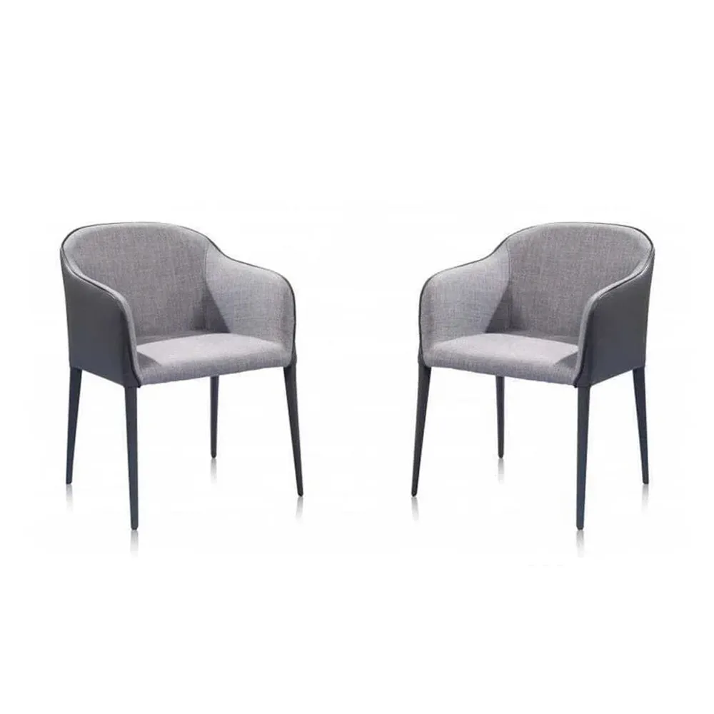 Tommy Franks Salcita Armchair - Grey – Set of 2