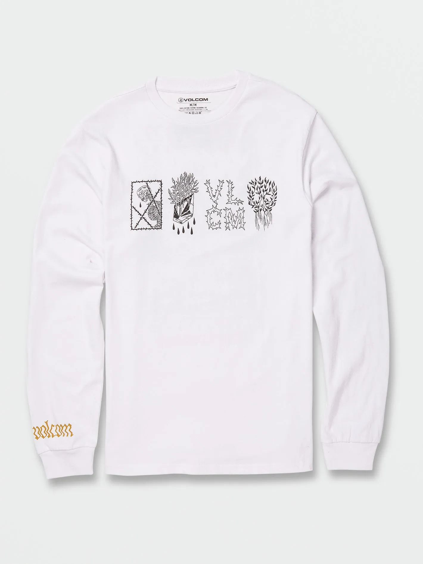 Vaderetro Featured Artist Long Sleeve Tee - White