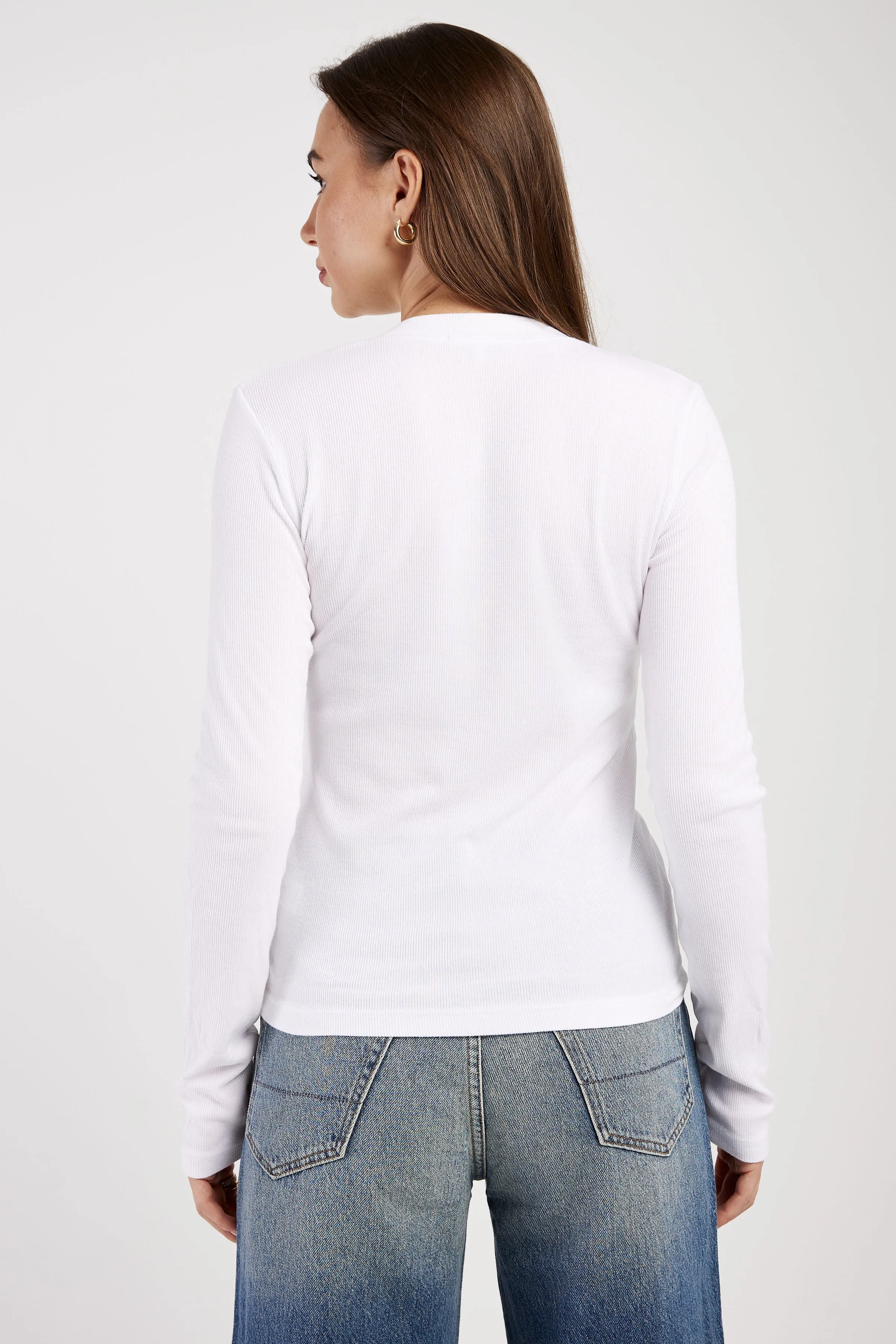 Verona Henley in White